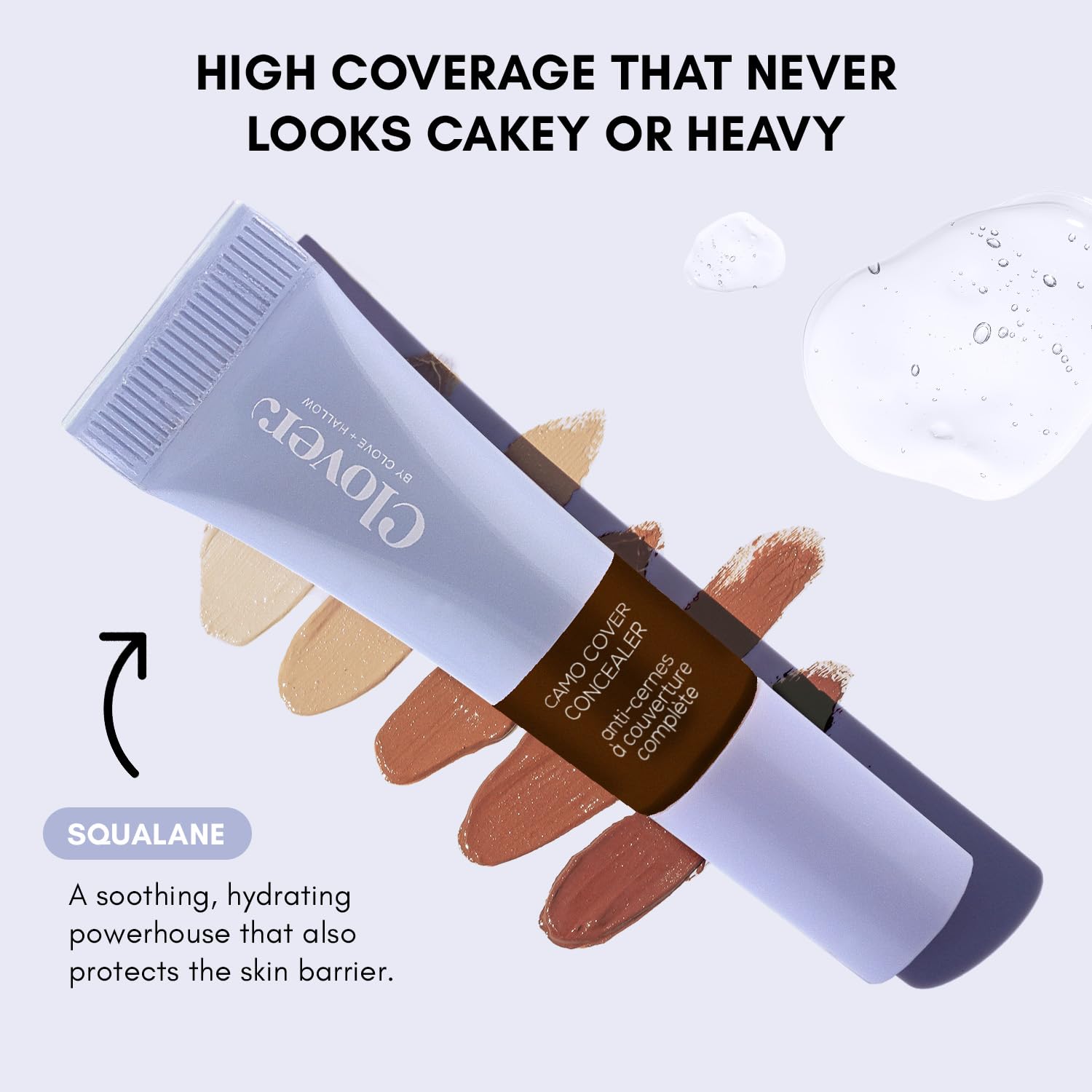 Clover by CLOVE + HALLOW Camo Cover Concealer, Shade 14
