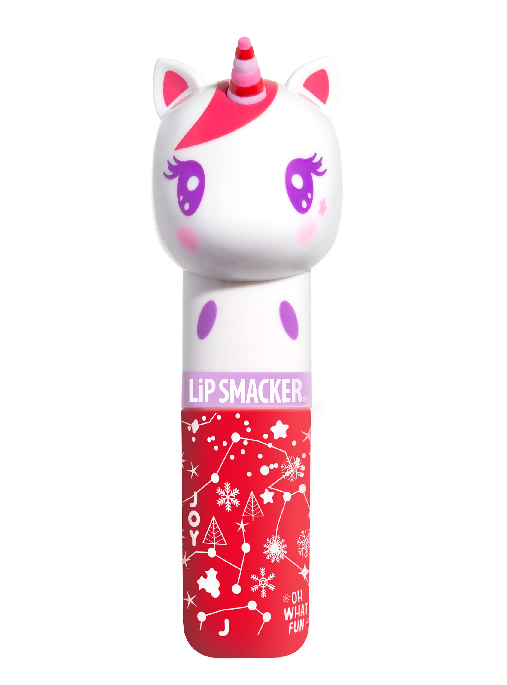Lip Smacker Lippy Pals Unicorn Holiday, Flavored Moisturizing & Smoothing Soft Shine Lip Balm, Hydrating & Protecting Fun Tasty
