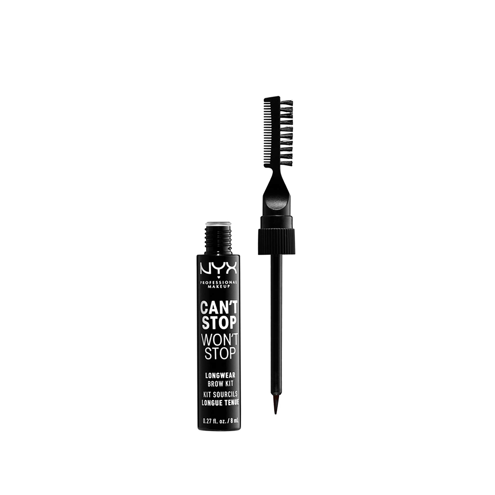 NYX PROFESSIONAL MAKEUP Can't Stop Won't Stop Longwear Eyebrow Kit - Black