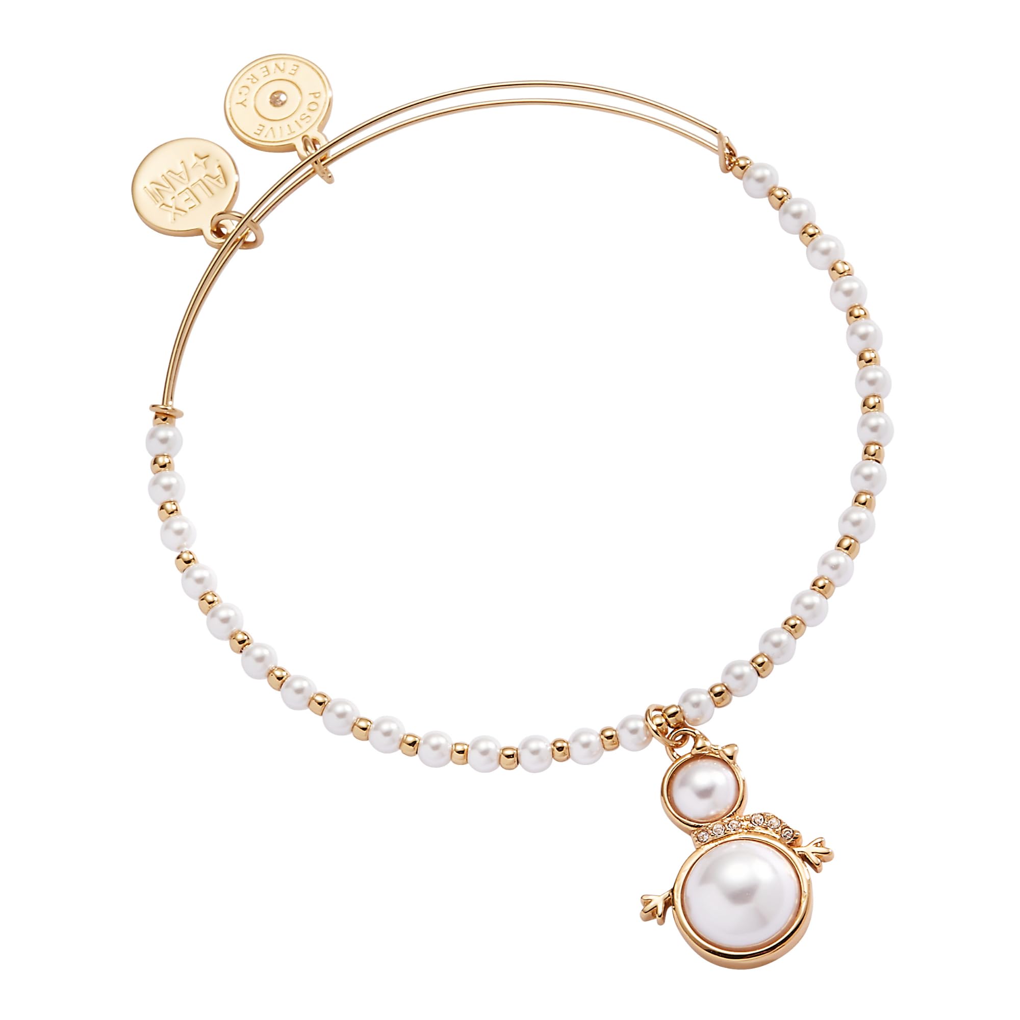 Alex and Ani Snowwoman Beaded Bangle
