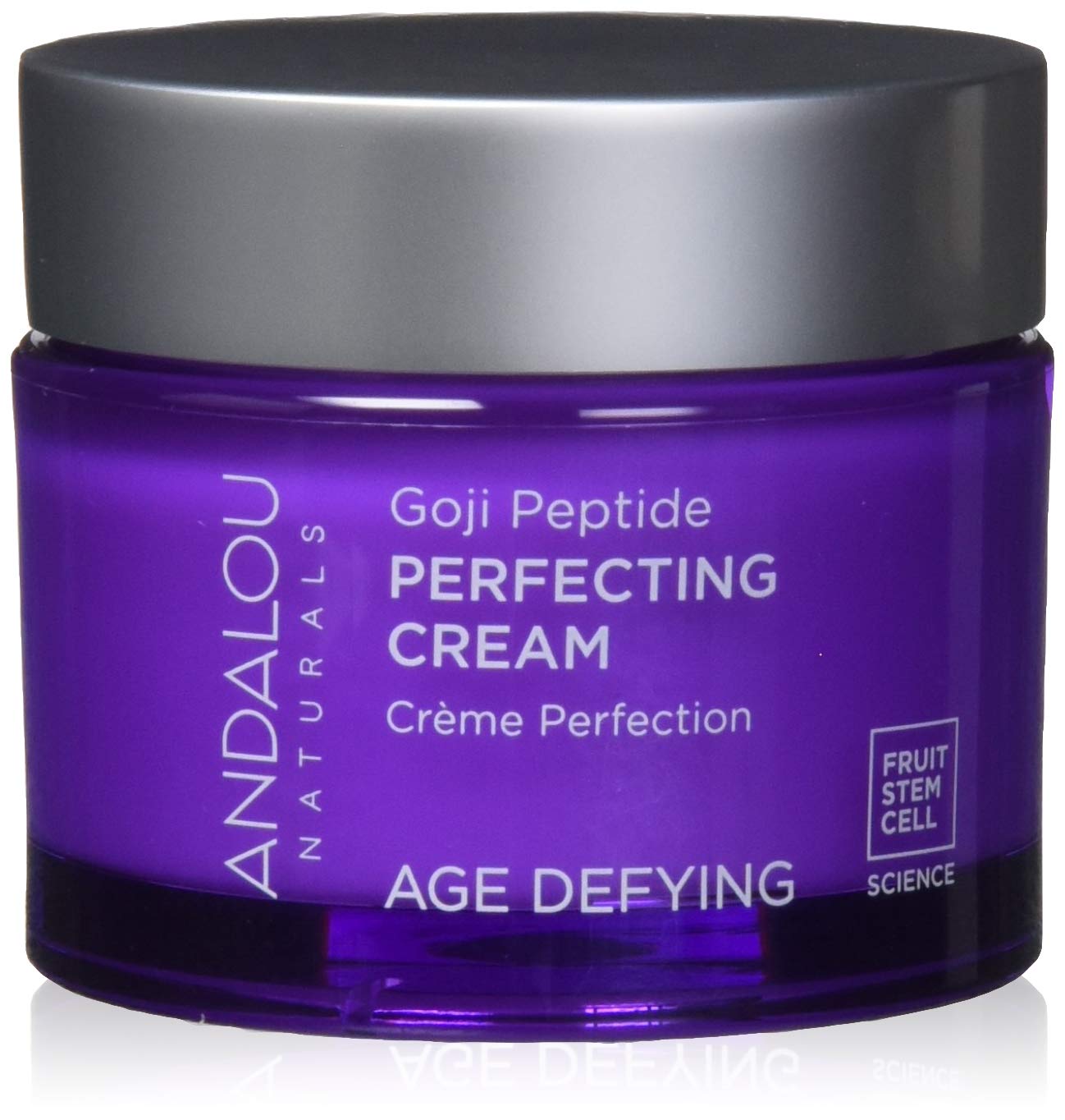 Andalou Naturals Goji Peptide Perfecting Cream, Age Defying, Non GMO, Gluten Free, 1.7 Ounces (Pack Of 1)