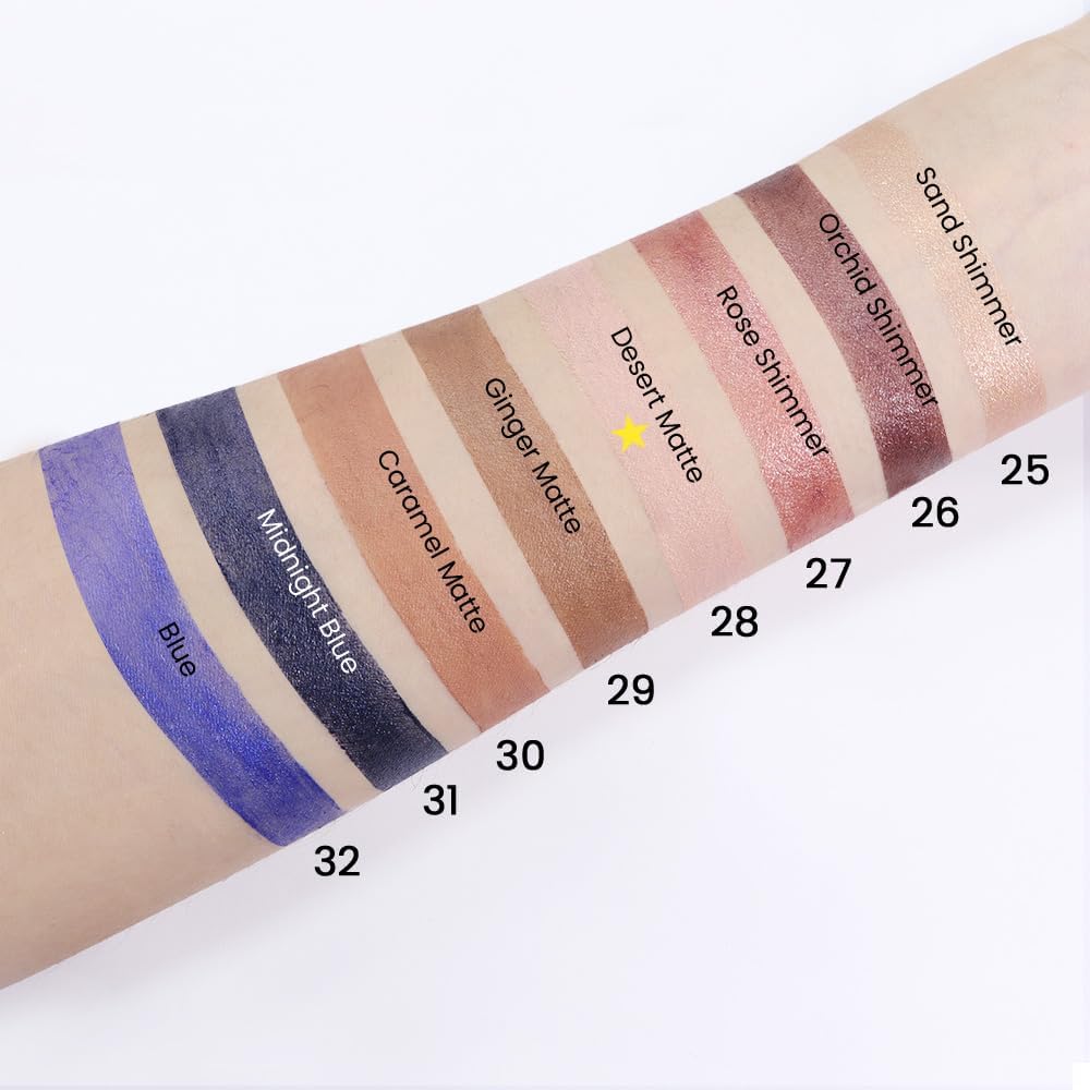 Evpct 2Pcs Cream Eyeshadow Sticks Set For Eyes Waterproof, Desert Matte Eye Shadow Stick Pencil Pen Bulk Sombras En Crema Para O