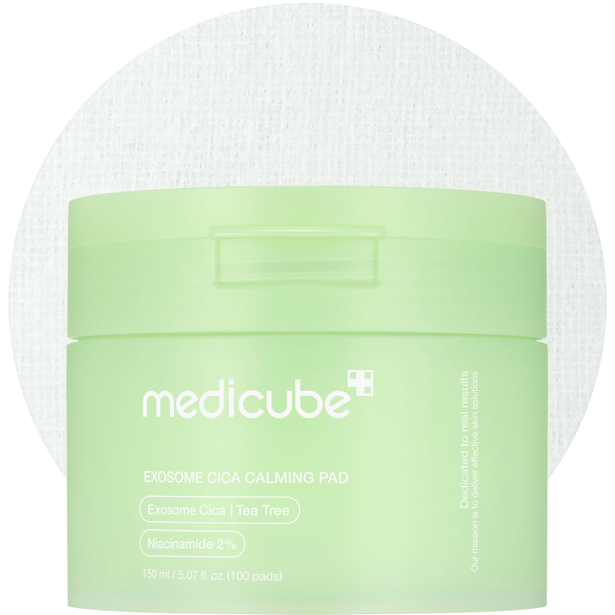 Medicube Exosome Cica Tea Tree Calming Toner Pads For Sensitive Skin With Centella Asiatica Help Reduce Redness & Breakouts. Low