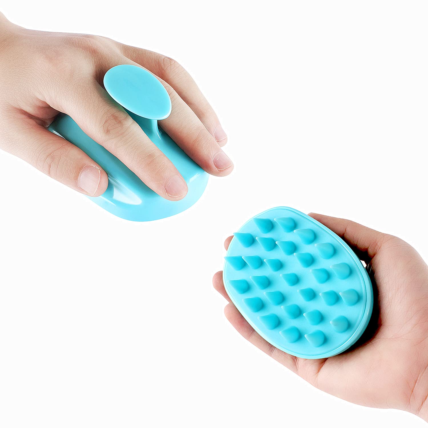 Scalp Massager Shampoo Brush, Hair Scalp Scrubber Shower Hair Brush Head Massager For Stress Relax Hair Growth, Dandruff Brush S