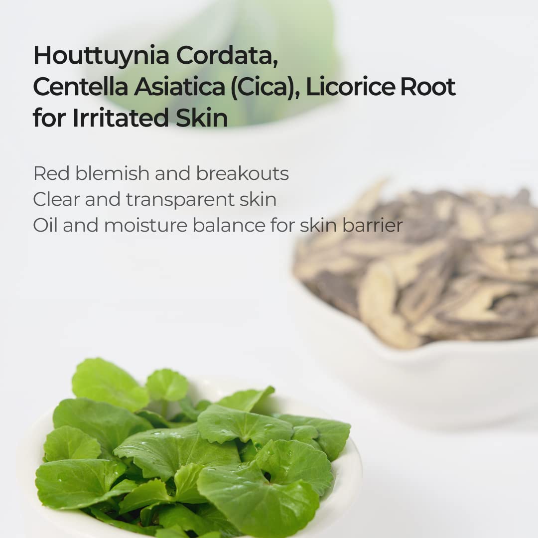 numbuzin No.1 Pure-Full Calming Herb Toner | Acne-Prone Skin, Centella Asiatica, Deep Calming, 10.14 fl oz