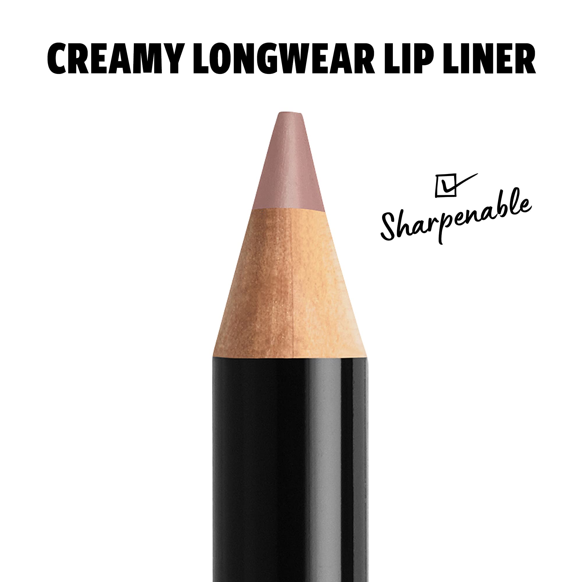 Nyx Professional Makeup Slim Lip Pencil, Long-Lasting Creamy Lip Liner - Mauve