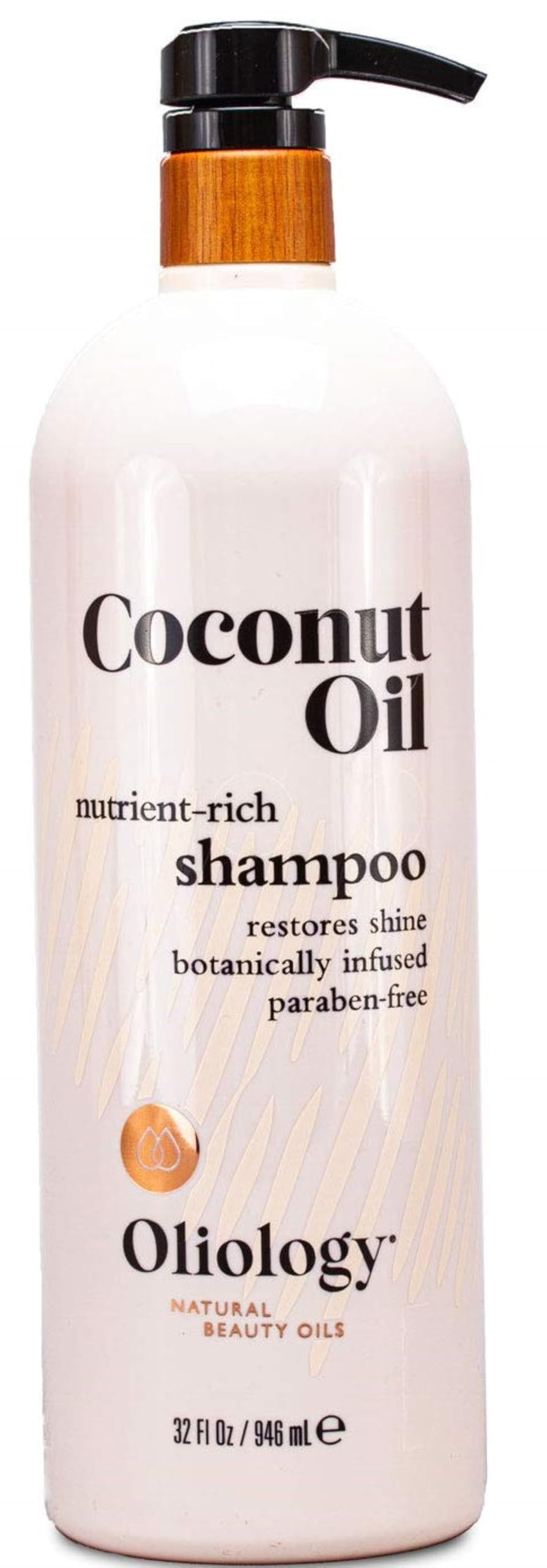 Oliology Coconut Oil Shampoo - Nutrient Rich Shampoo Restores Damaged & Lifeless Hair | Botanically Infused | Provides Intense S