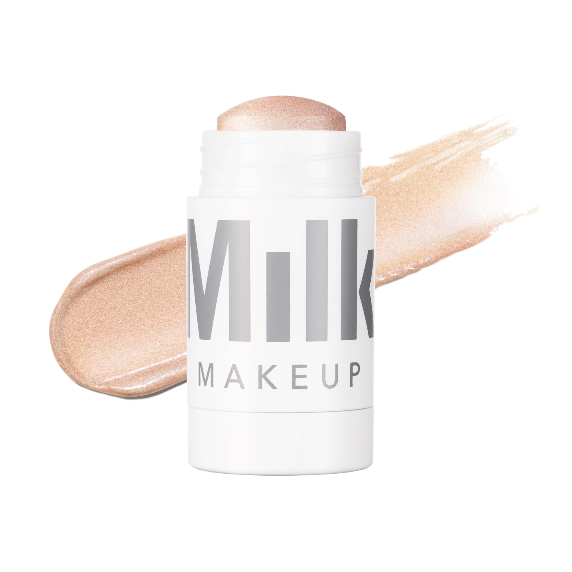 Milk Makeup Highlighter, Turnt (Golden Peach) - 0.21 Oz - Dewy Cream Highlighter Stick - Blendable & Buildable - 1,000 Swipes In