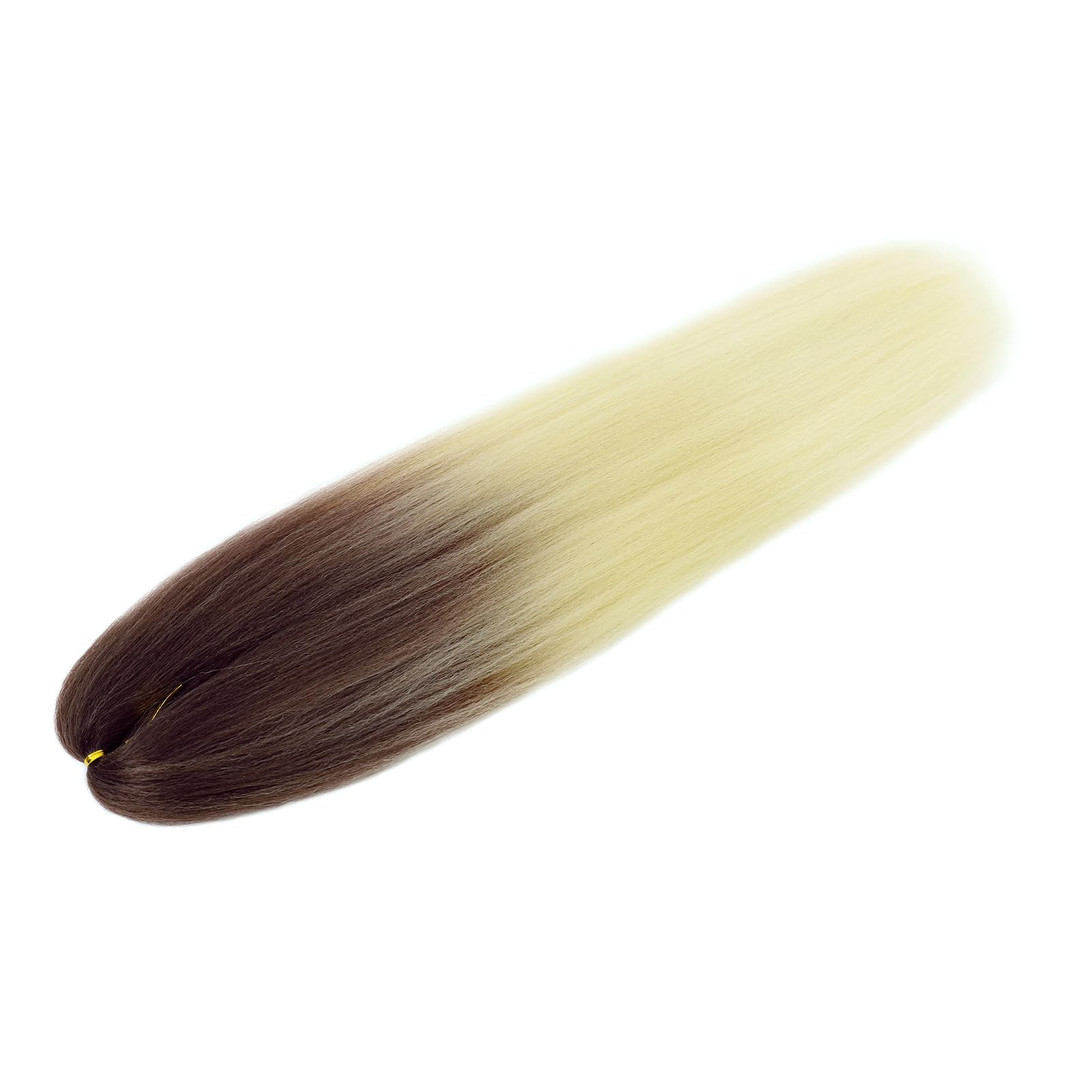 Dorsanee Chocolate Brown/Blonde Braiding Hair Pre Stretched 24 Inch 3 Packs Braiding Hair For Box Braids Twists Locs Hair Soft Y
