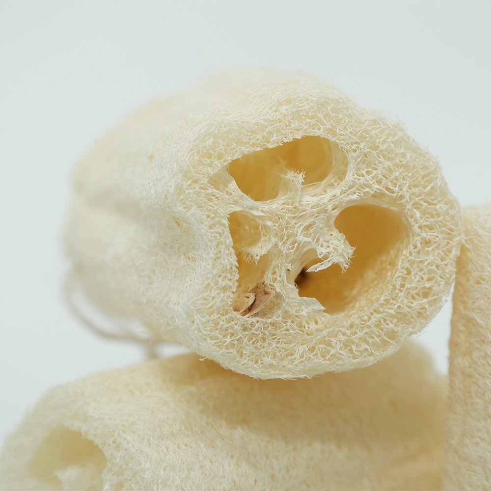 4'' Natural Loofah Exfoliating Body Sponge Scrubber For Skin Care In Bath Spa Shower Pack Of 4