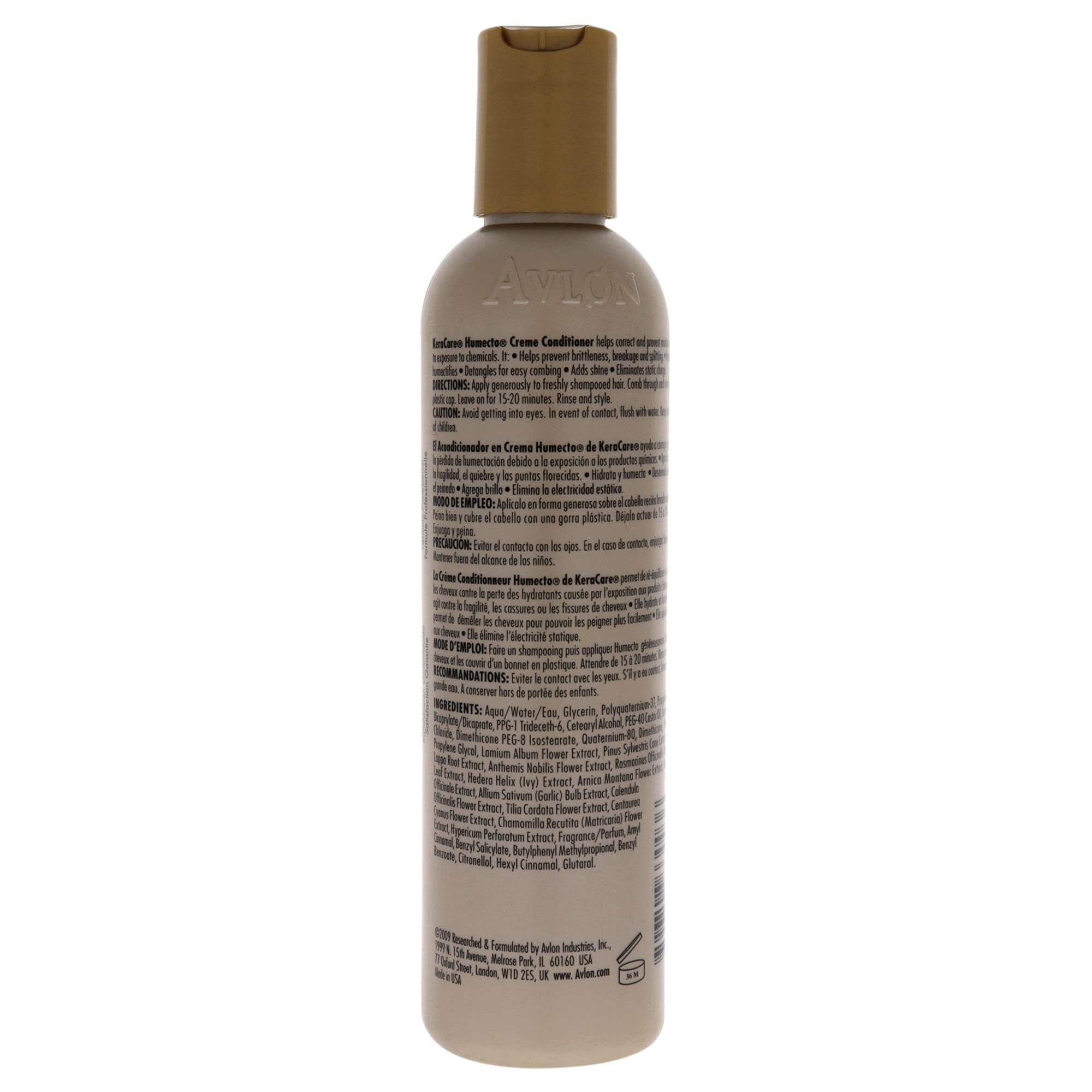 Avlon Keracare Humecto Cream Conditioner 8Oz