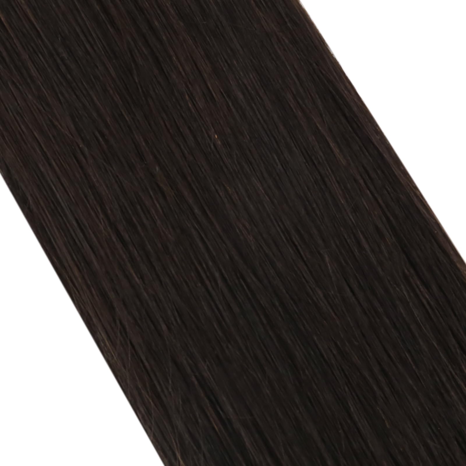 Moresoo Tape In Brown Hair Extensions Human Hair Extensions 16 Inch Invisible Pu Tape In Hair 2 Darkest Brown Glue On Brazilian
