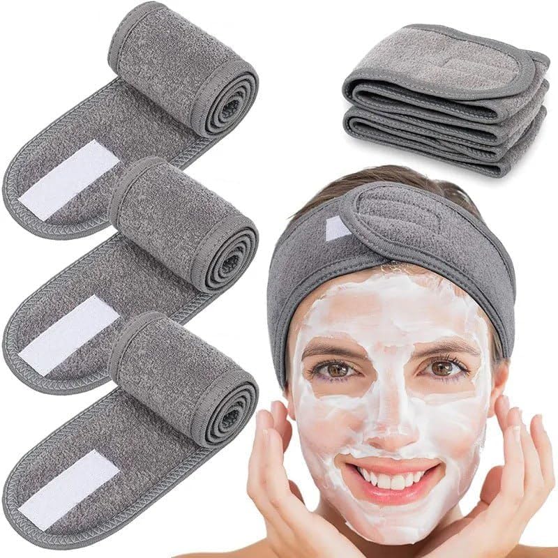 Nexxora Mart Makeup Face Wash Headband For Women  Soft Elastic Spa Hair Band For Skincare, Facial Cleaning, Makeup & Bath  Adj