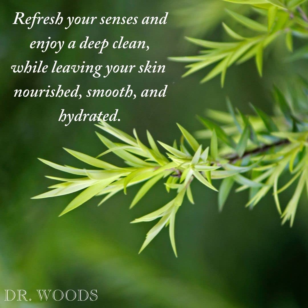Dr. Woods Tea Tree Liquid Castile Soap - Castile Soap with Pure Tea Tree Oil, Body Wash for Men and Women, Contains Organic Shea