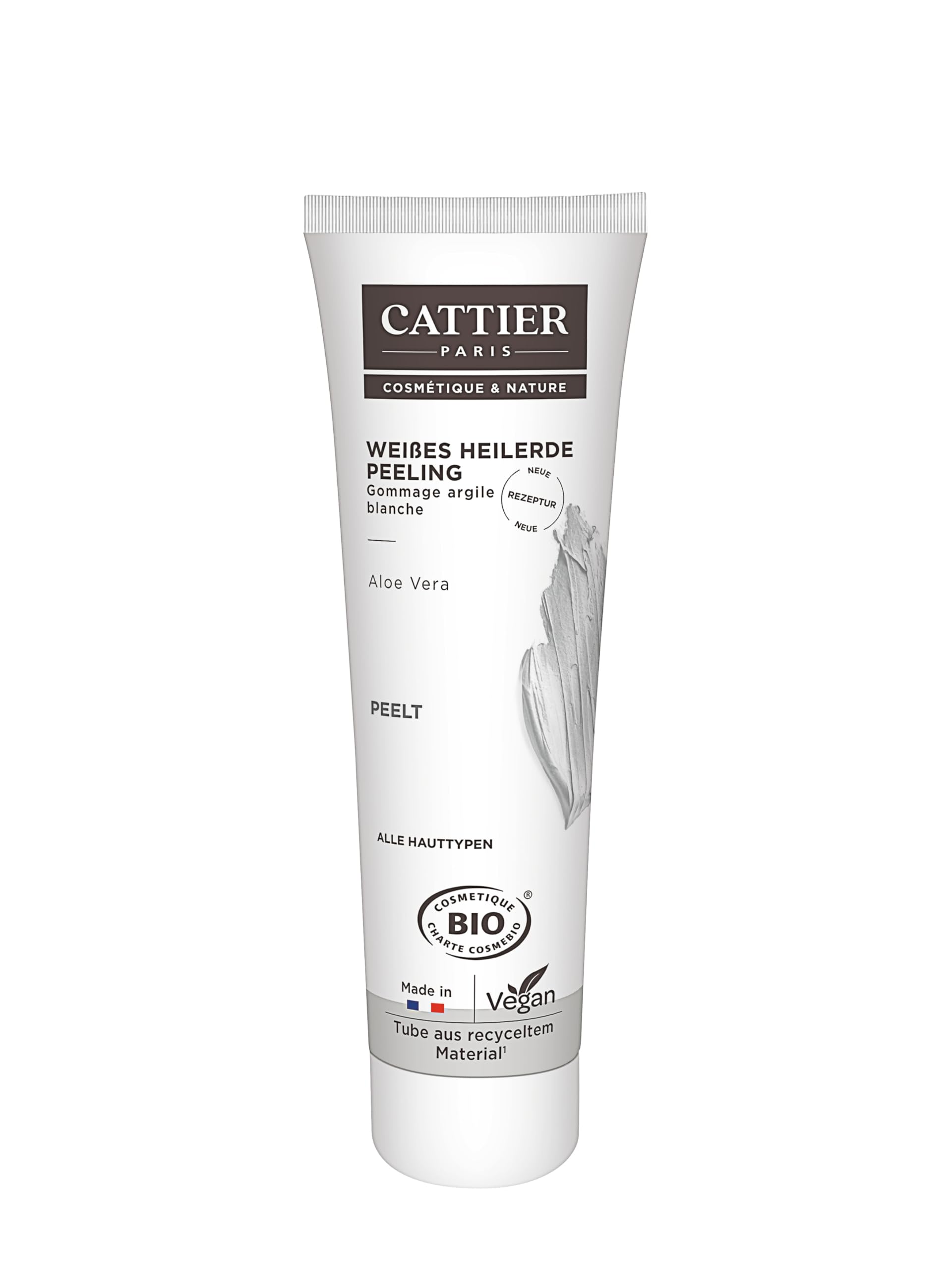 Cattier Organic White Clay Face Scrub With Aloe Vera 100 Ml