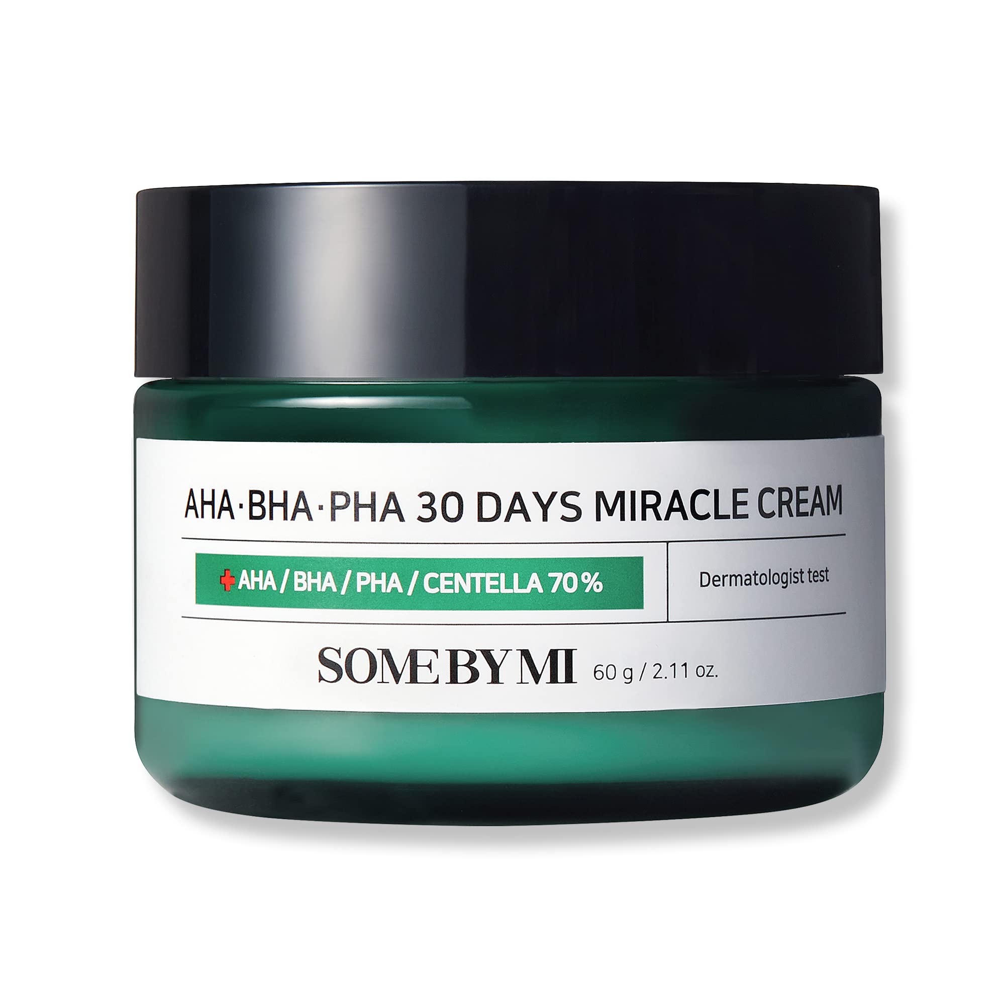 Some By Mi Aha Bha Pha 30 Days Miracle Cream - 202Oz, 60Ml - Made From Tea Tree Leaf Water For Sensitive Skin - Skin Calming And