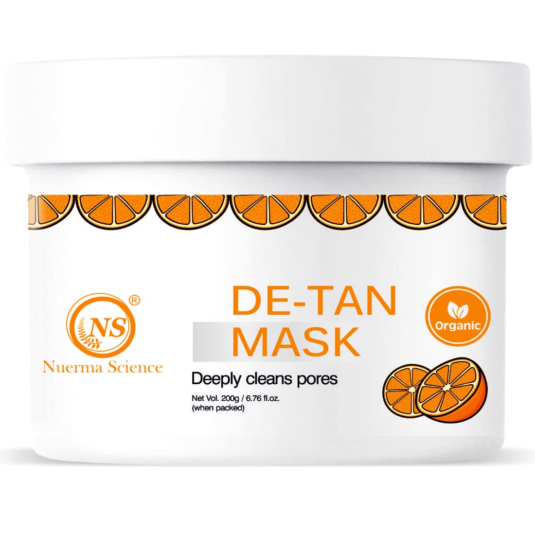Nuerma Science De Tan Face Mask For Tan, Blackheads, Removal & Provide Instant Whitening Soft, Smooth, Healthy Skin Tone200 Gm