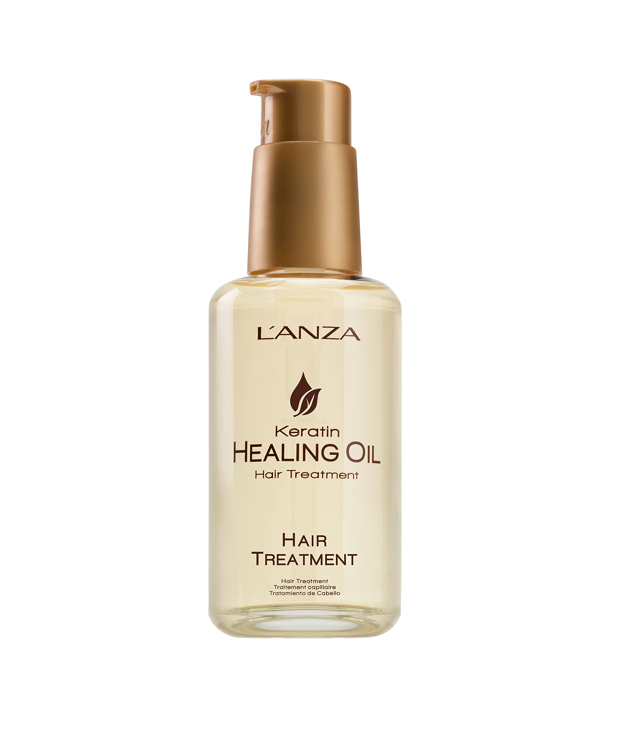 LANZA Keratin Healing Oil Treatment, Restores, Revives, and Nourish Dry Damaged Hair & Scalp, With Restorative Phyto IV Complex