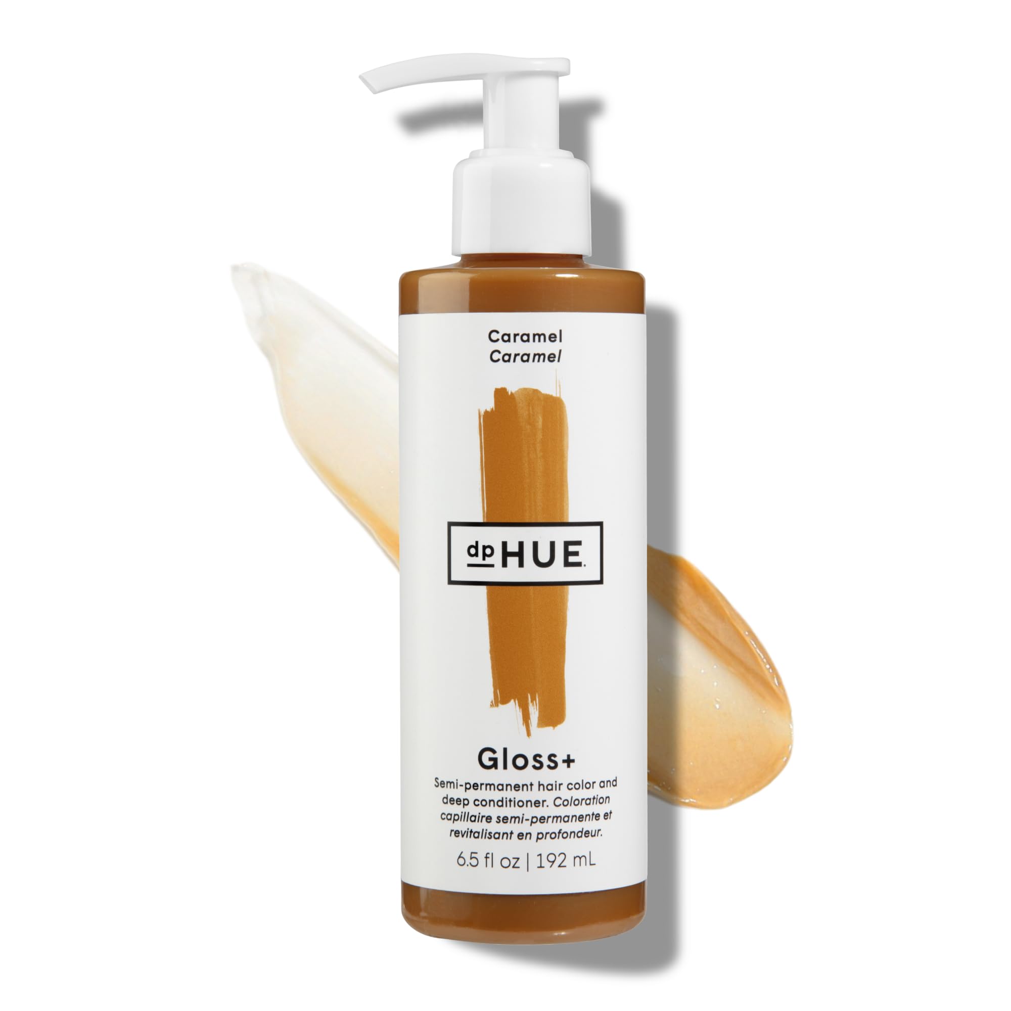 dpHUE Gloss+, Caramel - Conditioning Semi-Permanent Gloss - For Dark Blonde & Light Brown Hair with Golden Tones - No Mix Deposi