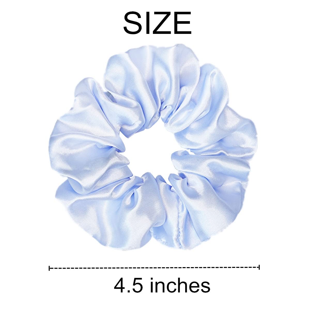 12 Pcs Satin Silk Scrunchies, Soft Hair Ties, Fashion Hair Accessories Bows, Ropes, Elastic Bracelets, Ponytail Holders For Wome