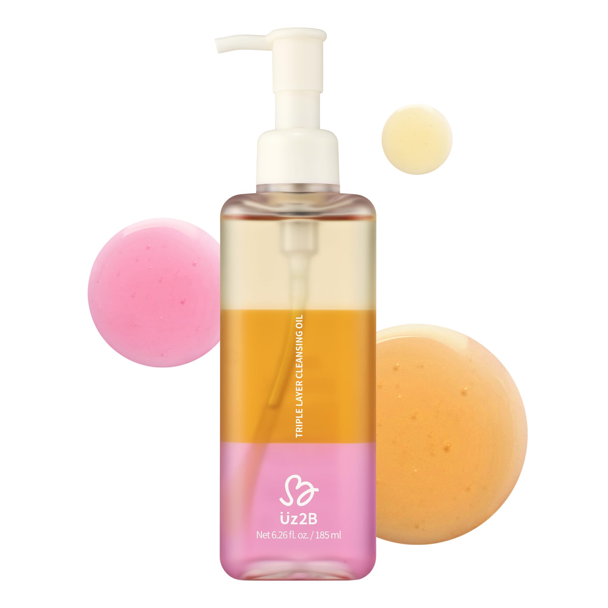 UZ2B Triple Layer Cleansing Oil | Makeup Remover | 185 ml / 6.26 fl. Oz.