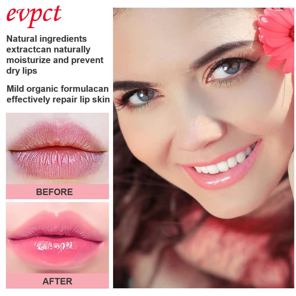 Evpct 2Pcs Aloe Vera Lip Color Changing Lipstick Tinted Lip Balm Set Green Magic Ph Lipstick Color Change Changing Crystal Flowe