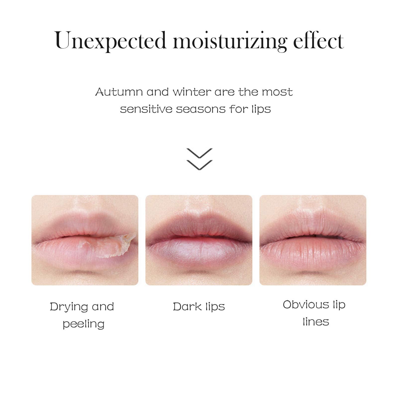 Jakuva 30Pcs Moisturizing Collagen Lip Masks, Gel Lip Pads Lip Balm Bulk Lip Patches Lip Masks For Dry Lips,Remove Chapped Skin