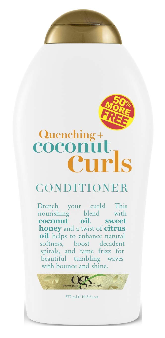 Ogx Conditioner Coconut Curls 19.5 Ounce Bonus (577ml) (Pack of 3)