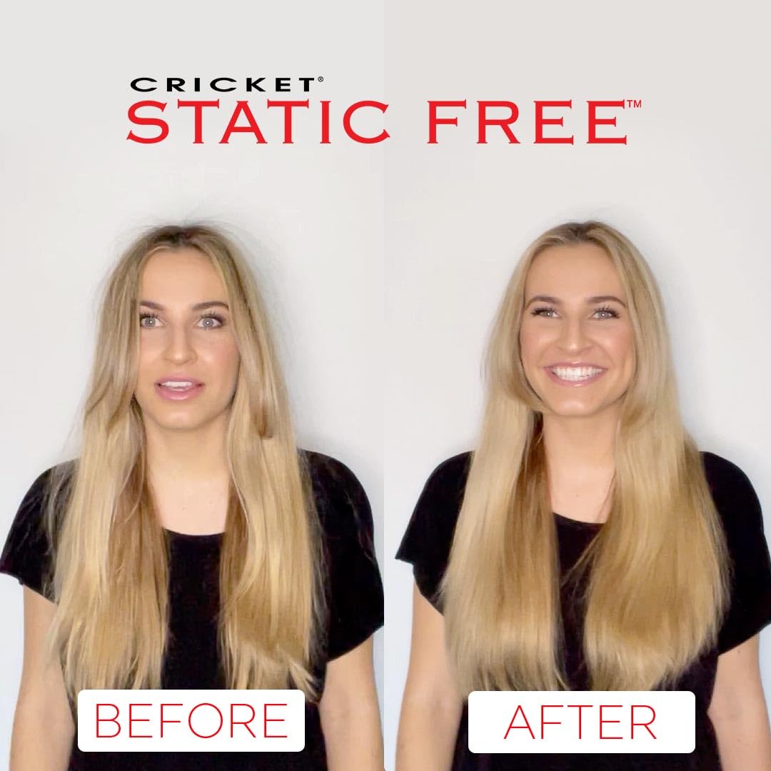 Cricket Static Free Rpm 12 Row Round Hair Brush For Curling Blow Drying Styling All Hair Types