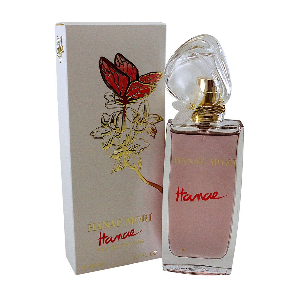 Hanae Mori Eau De Parfum Spray, 1.7 Ounce, Red/Orange