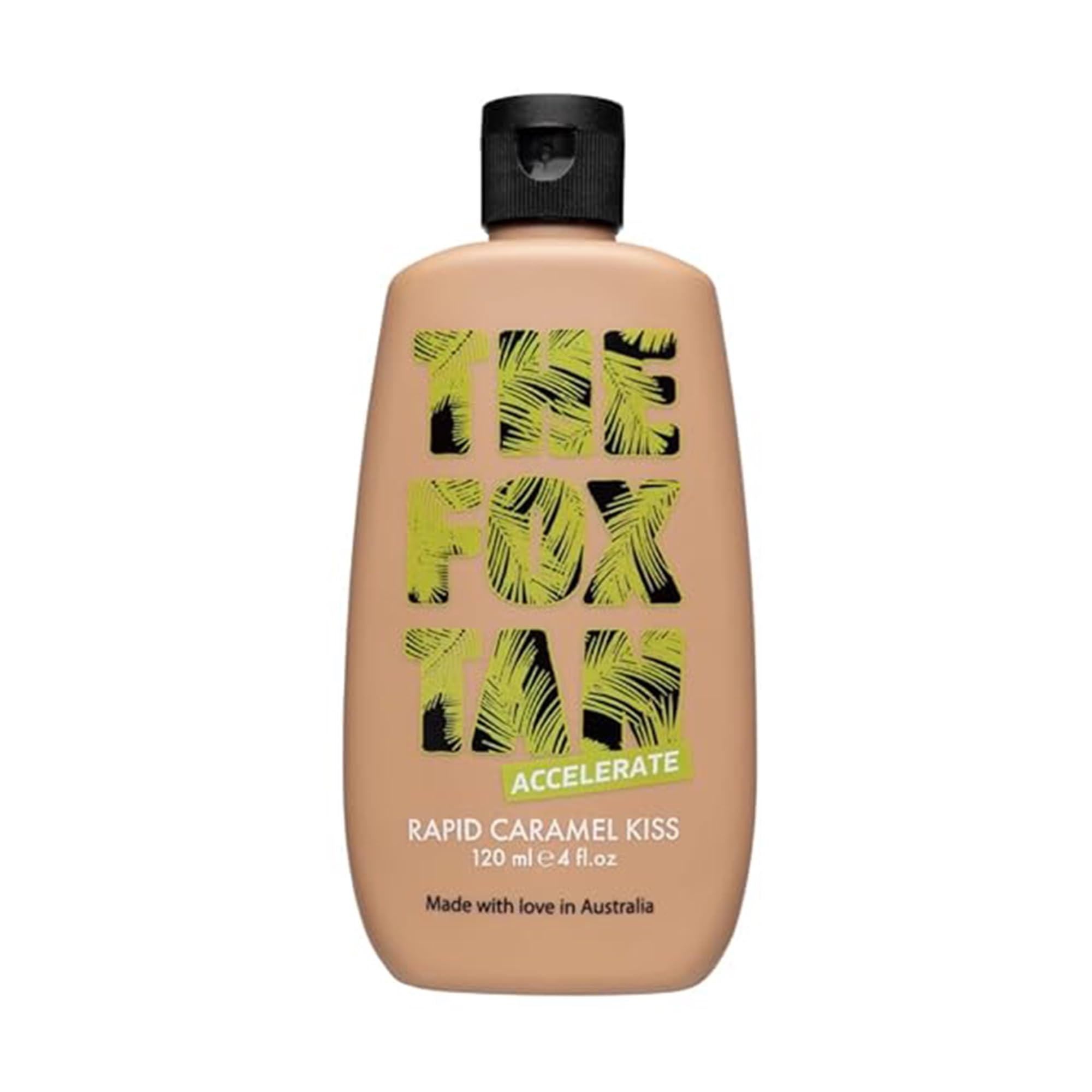 The Fox Tan Rapid Caramel Kiss, Natural Tanning Accelerator For Deeper & Darker Tans, Delivers an Instant Tint & Glow, Vegan & C