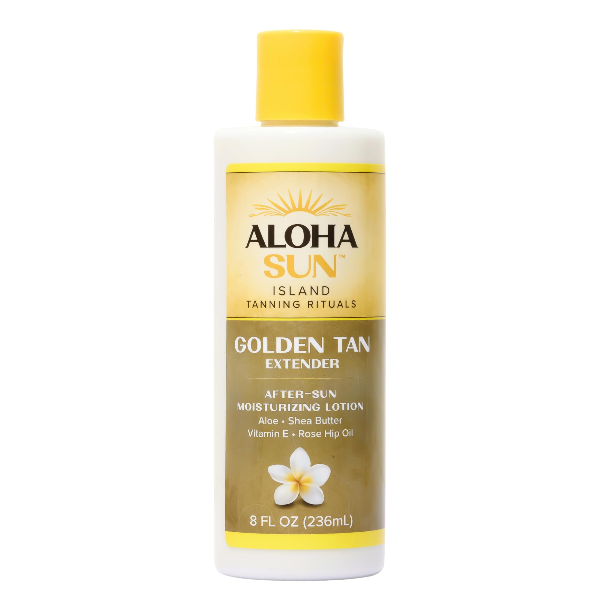 Aloha Sun Golden Tan Extender AfterSun Moisturizing Lotion, TanPreserving Body Lotion with Aloe Vera, Shea Butter, Rose Hip Oi