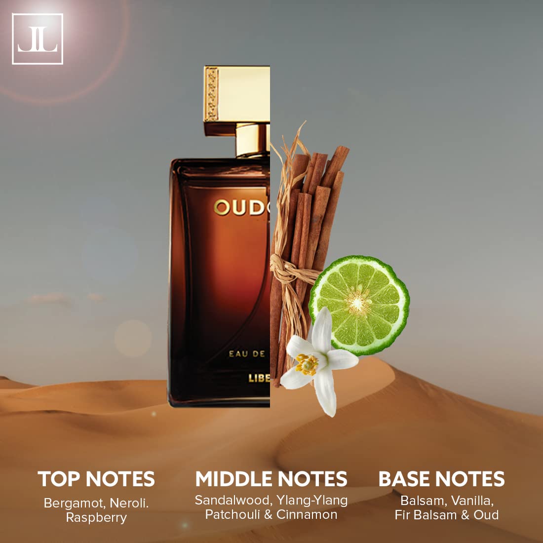 Liberty Luxury Perfume Gift Set - Flirt and OudGold for Men and Women (100ml/3.4Oz each), Eau De Parfum (EDP) Spray, Designed in