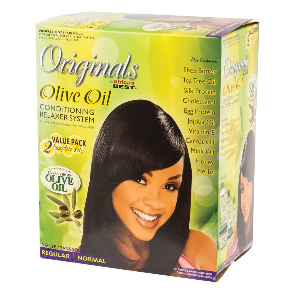 Africas Best Organics Olive Organics Olive Oil Twin Kit,Yellow,2Pack,FB38493