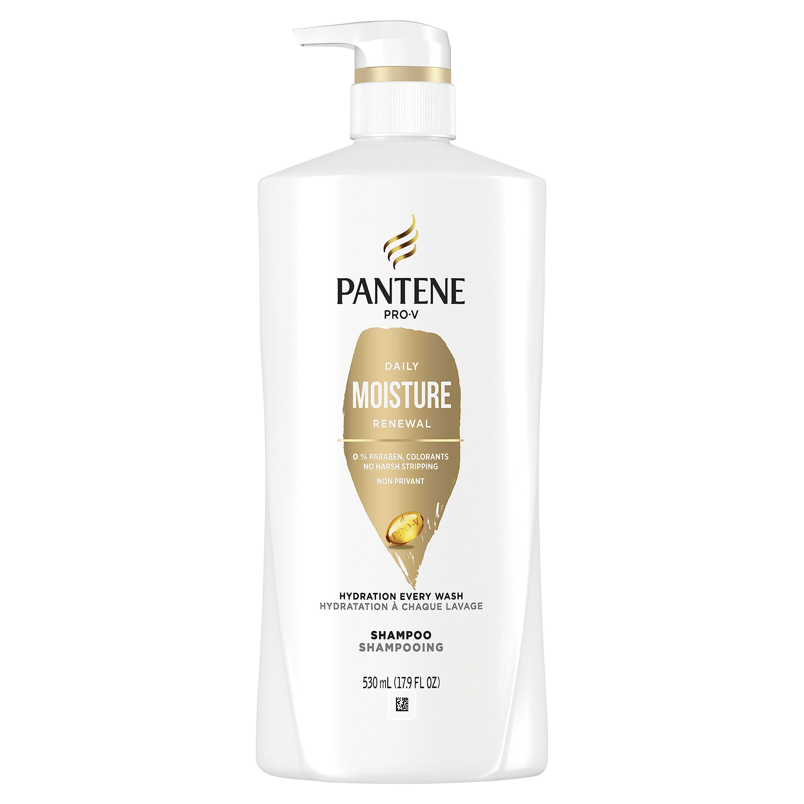 Pantene Pro-V Daily Moisture Renewal Shampoo 17.6 Fl Oz Pump Bottle