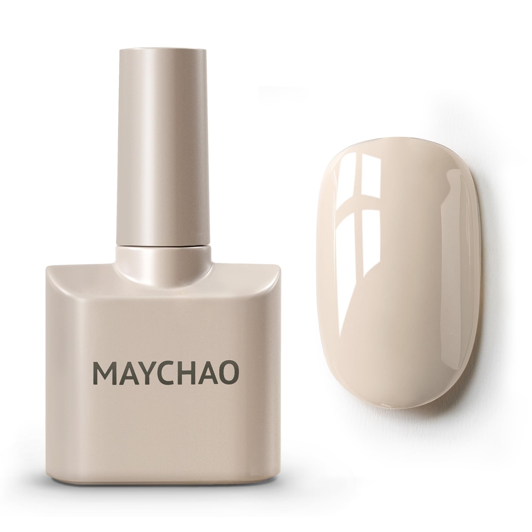 MAYCHAO 15ML Gel Nail Polish 1Pc Vanilla Frosting Gel Polish Soak Off UV LED Nail Polish Nail Art Starter Manicure Salon DIY at 