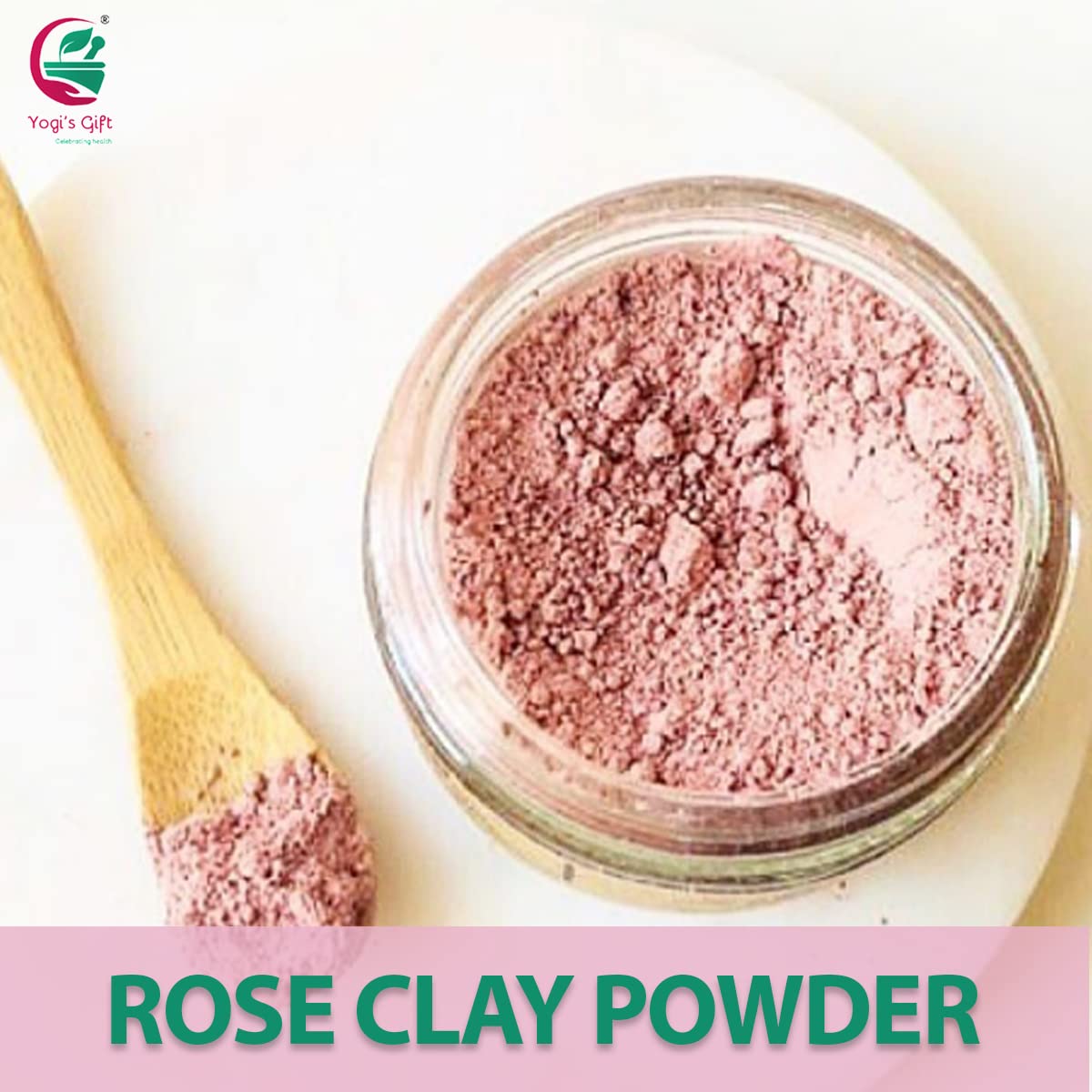 Pink Clay/Rose Clay Powder for Soap Making | 8 Oz | Fine, Gentle and Soothing Clay for Face Masks, Soaps and More | by Yogi's Gi