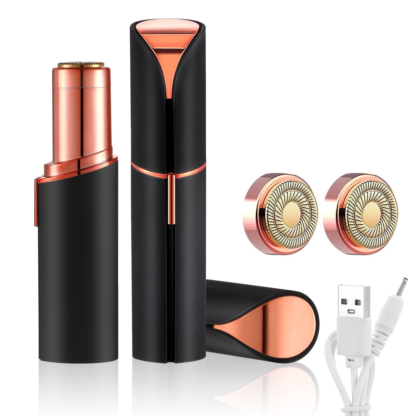 shuangtong Facial Hair Remover for Women, Device, Remover Women Face, Finishing Touch Upper Lips, Chin & Cheeks, USB Rechargeabl