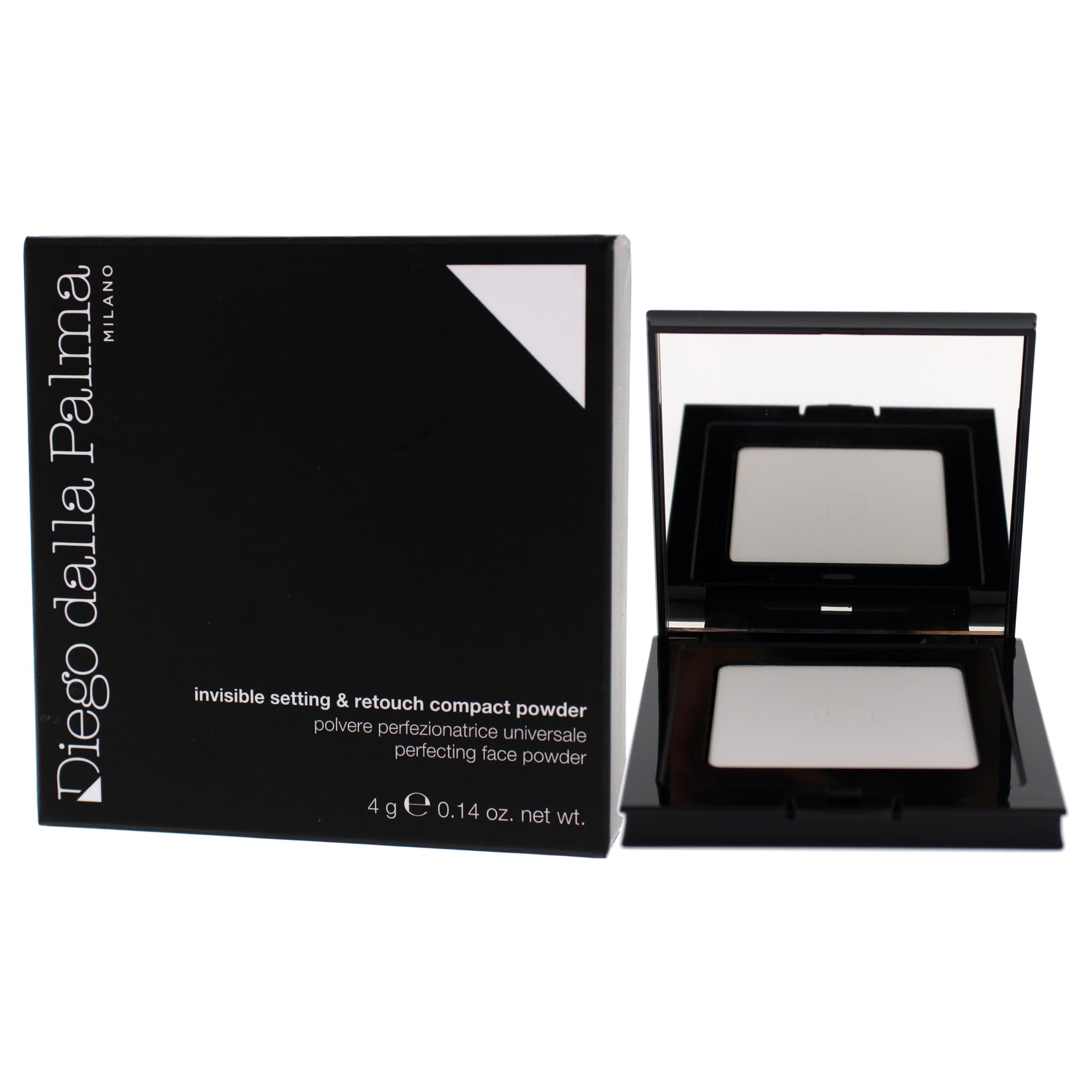 Diego dalla Palma Invisible Setting And Retouch Compact Powder - Lightweight And Sensorial Powder - Versatile Uses Both Pre And
