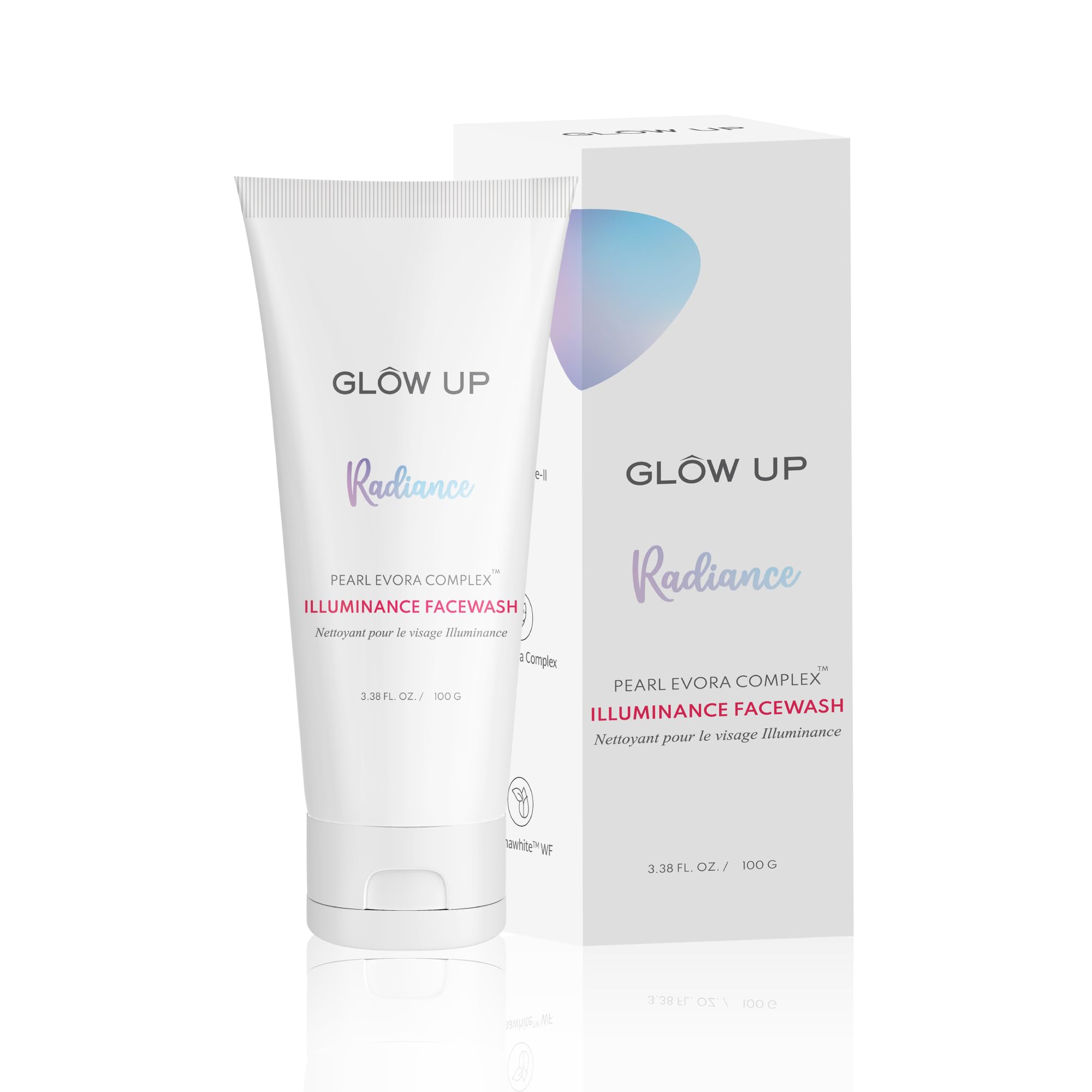 Glow Up Illuminance Facewash With Pearl Evora Complex | Brightens Skin Tone | Reduces Dark Spots | Deep Cleansing | 100Ml