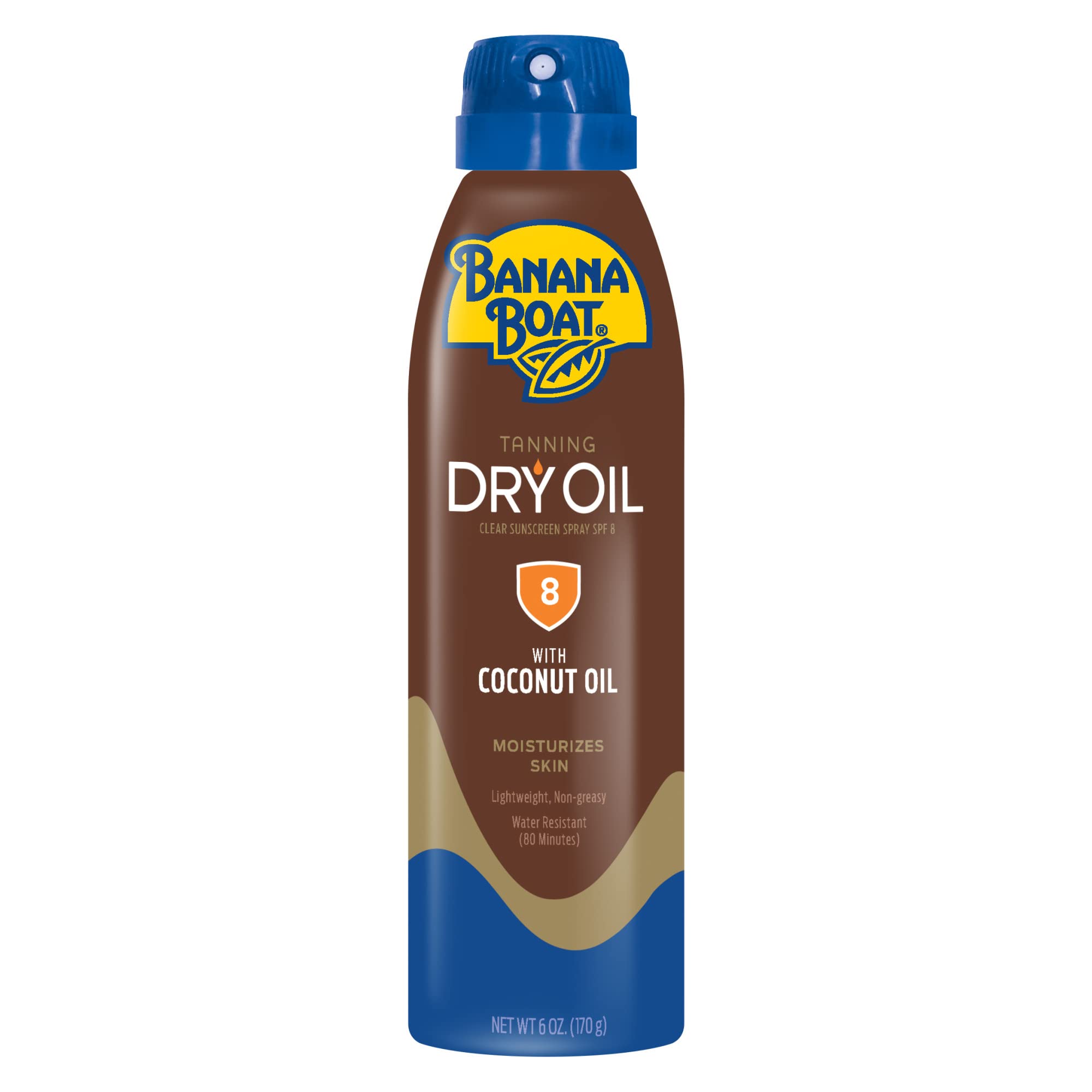 Banana Boat UltraMist Tanning Dry Oil Continuous Spray SPF 8 6 oz