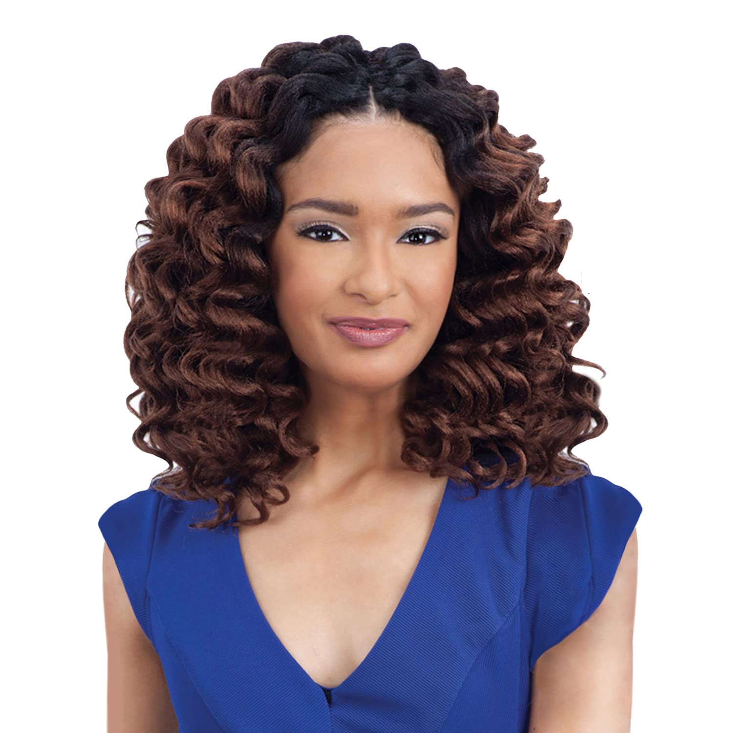 REMEDY CURL (2 Dark Brown) - Freetress 2X Wand Curl Crochet Braid Collection