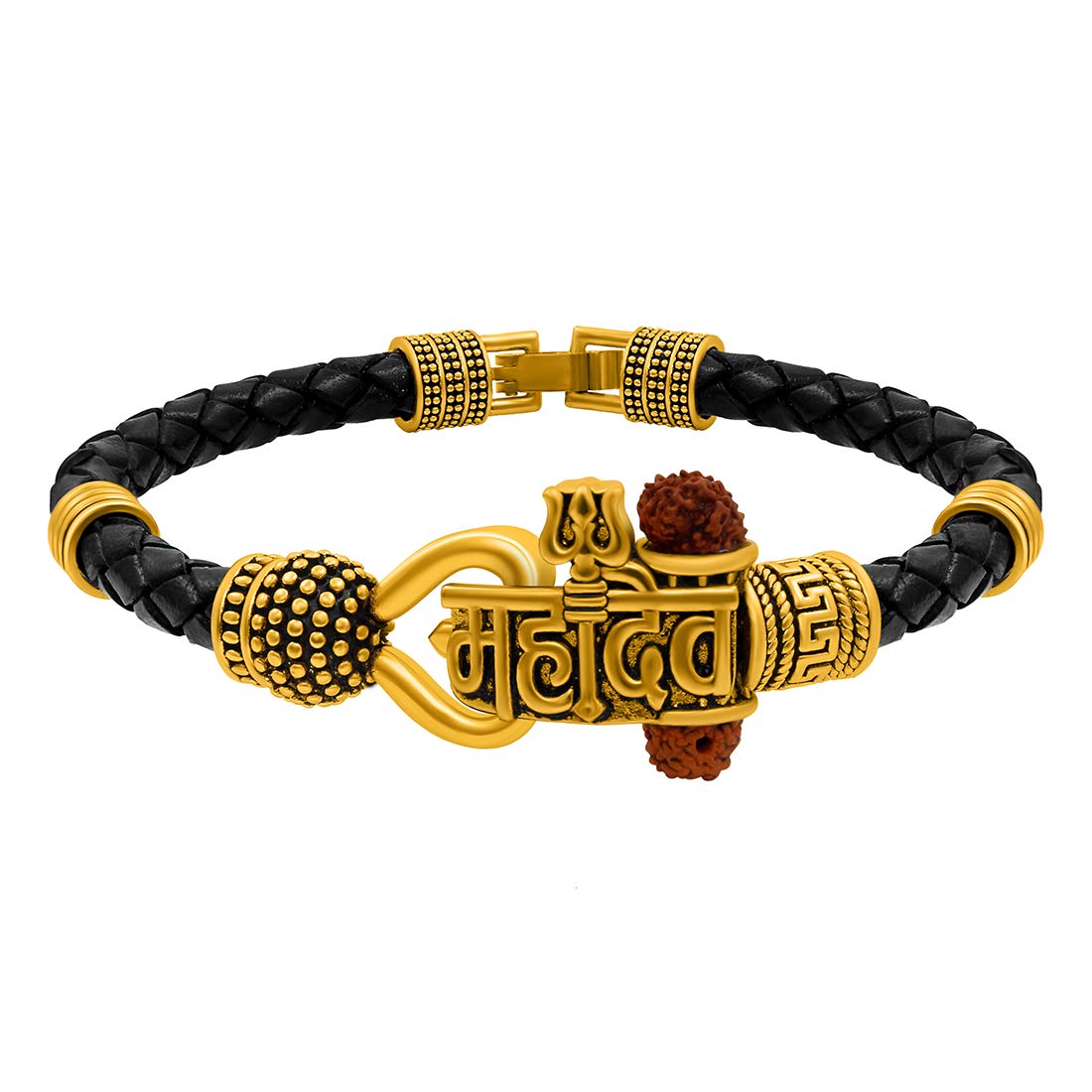 Nakabh Antique Vintage Ethnic Kada Bracelet for Men Women Boys Girls (Mahadev)