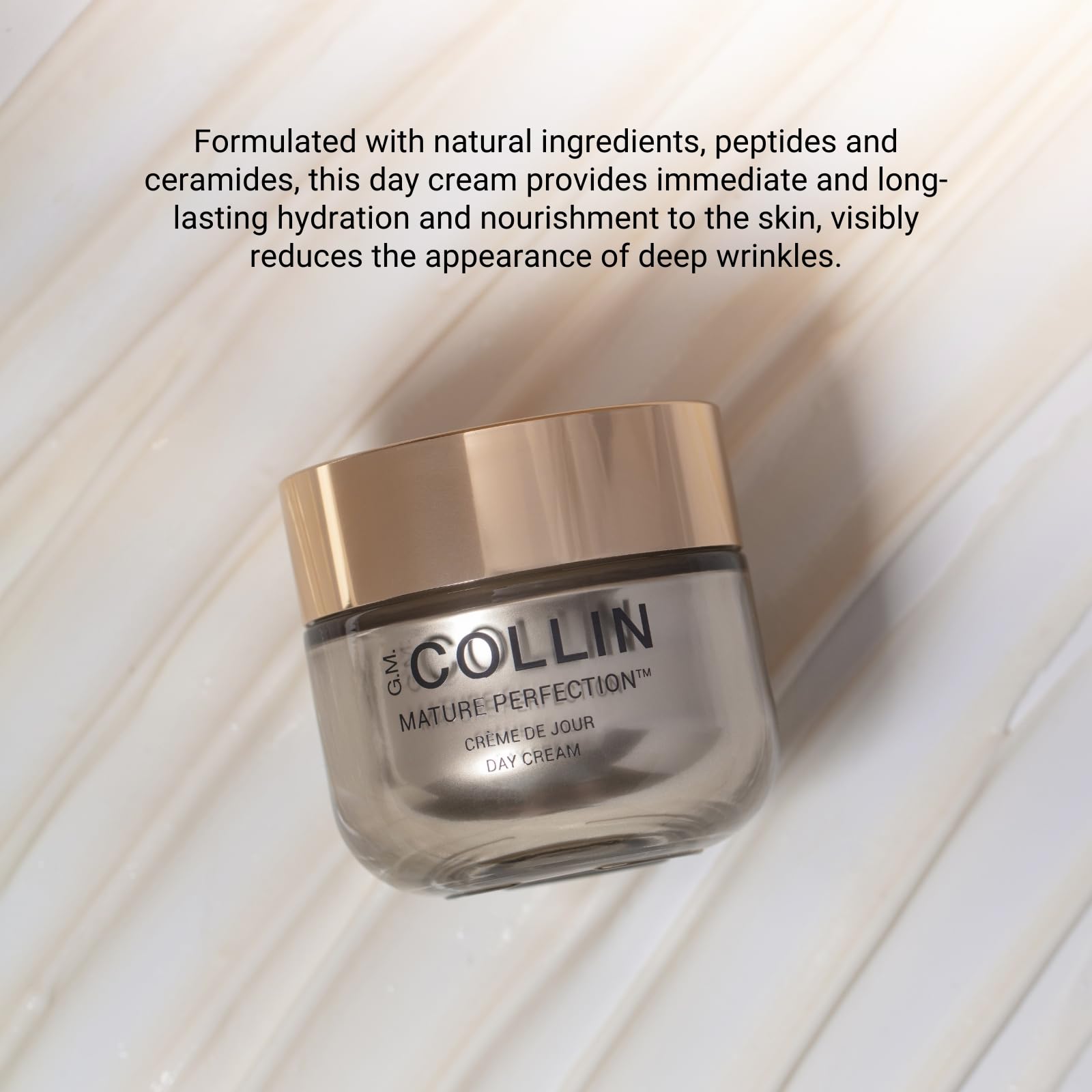 G.M. COLLIN Mature Perfection Day Cream | Daily Face Moisturizer with Hyaluronic Acid for Dry or Dull Skin | Wrinkle Repair Loti