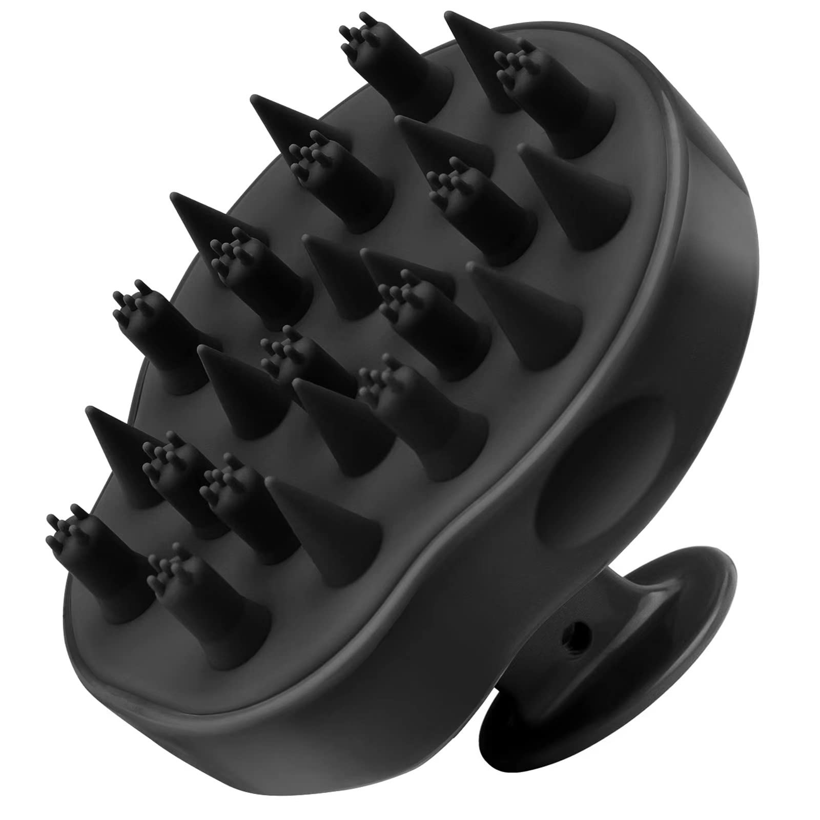 FREATECH Updated Hair Scalp Massager Shampoo Brush with 2 Types of Silicone Bristles, Finely Clean and Scrub Gently, Care for Se