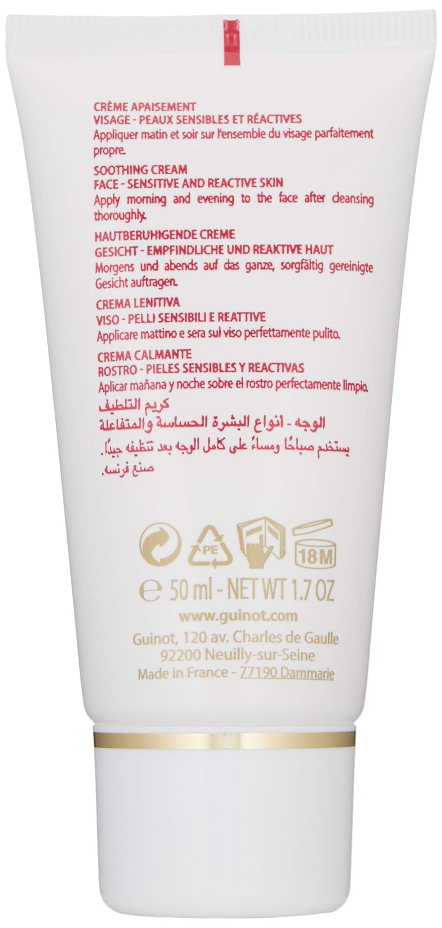 Guinot Creme Hydra Sensitive Facial Cream, 1.4 oz