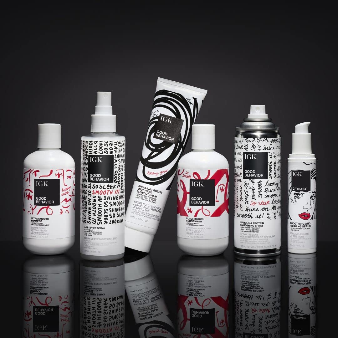 Igk Crybaby Anti-Frizz Smoothing Serum, 1.5 Fl Oz