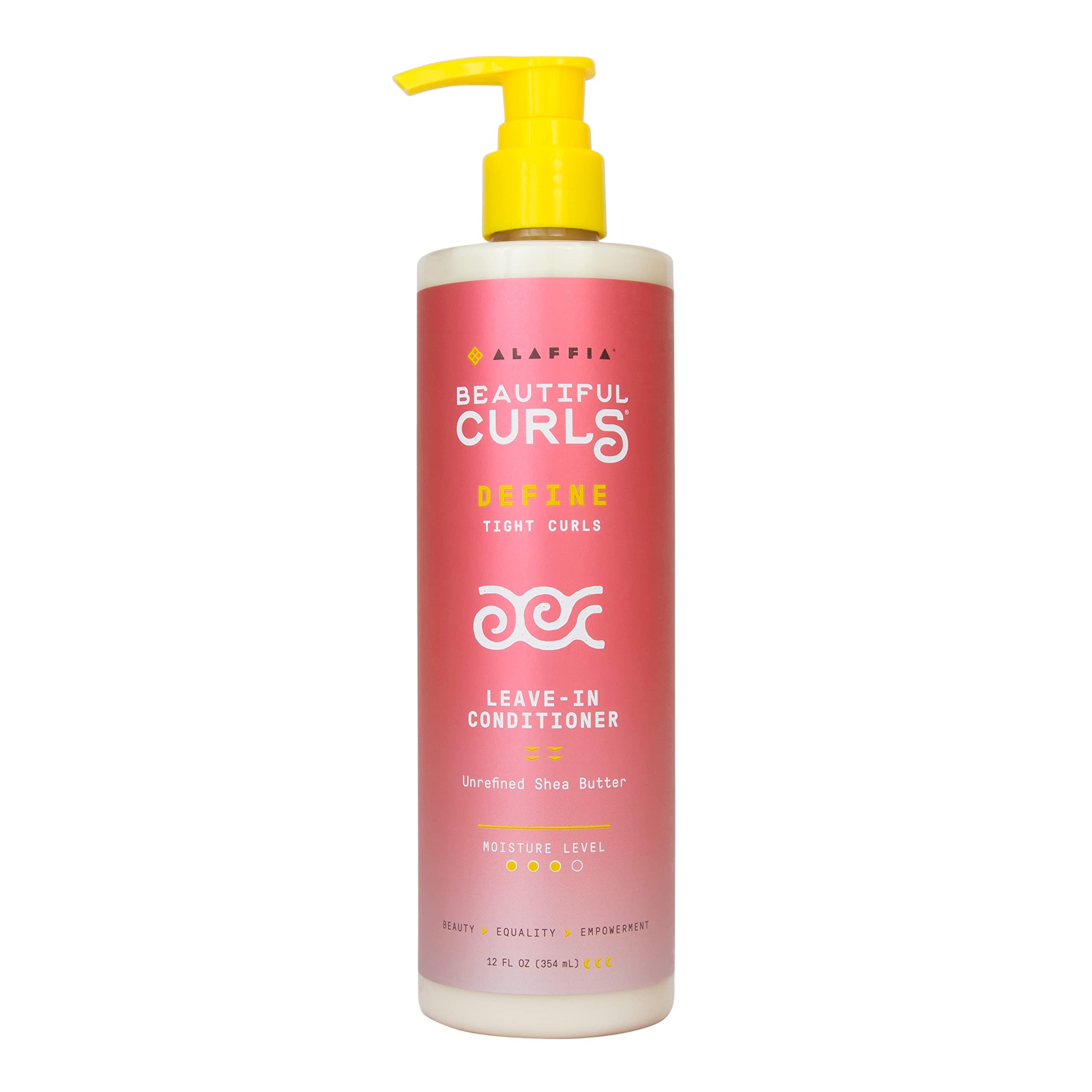 Alaffia Hair Care, Beautiful Curls, Leave in Conditioner for Tight Curls, Thick & Curly Hair Products, Shea Butter, Vitamin E & 