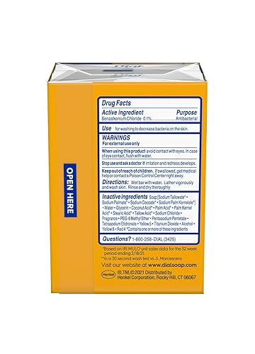 Dial Gold Antibacterial Deodorant Soap, 2 Pack, Total Net Wt 6.4 oz