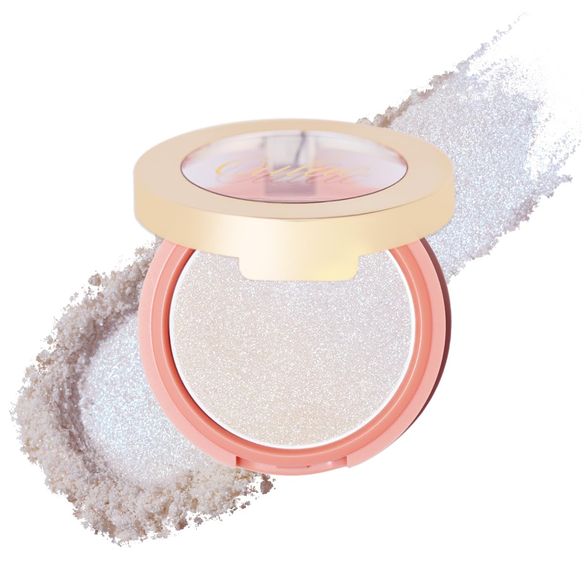 Oulac Luminisers Blush Face & Eyeshadow 2 in 1 Glow,Brighten Skin As Highlighter Makeup, Shimmer Blusher,Buildable and Vegan Cos